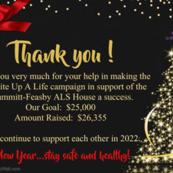 Lit Up a Life Thank You